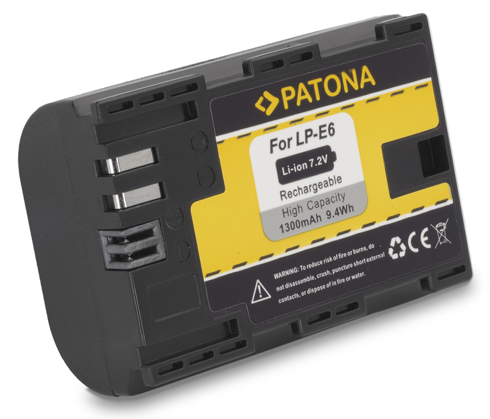 PATONA baterie pro foto Canon LP-E6 1300mAh PT1078