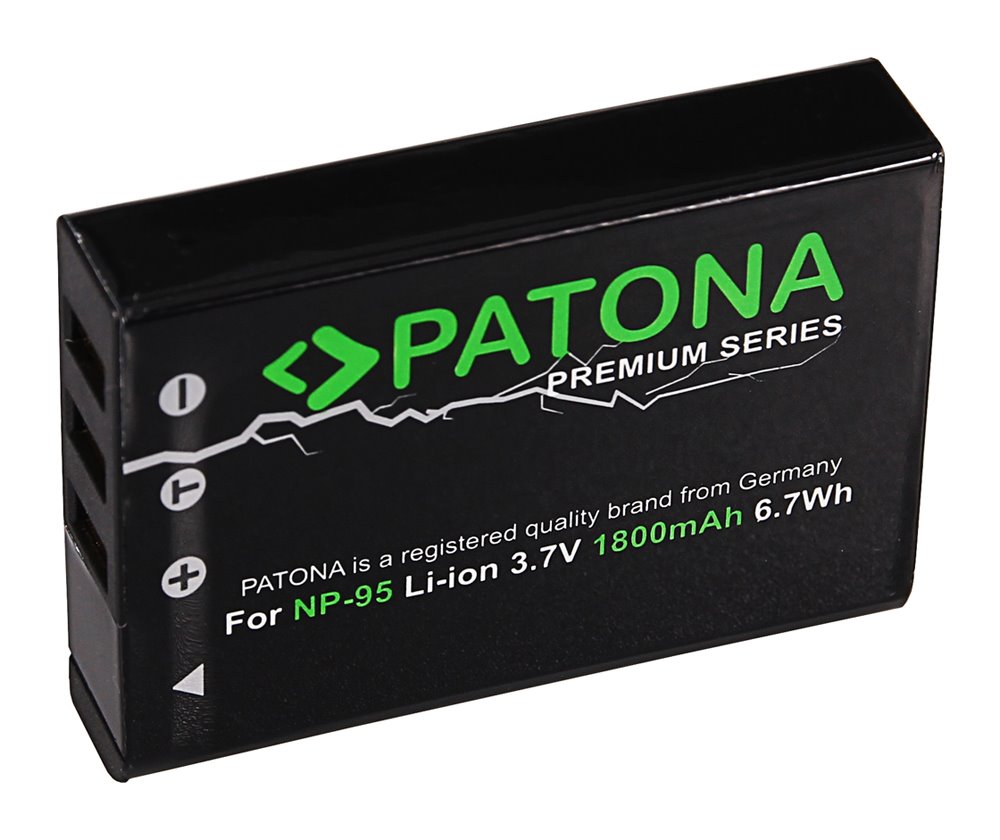 PATONA baterie pro foto Fuji NP-95 1800mAh Li-Ion Premium PT1273