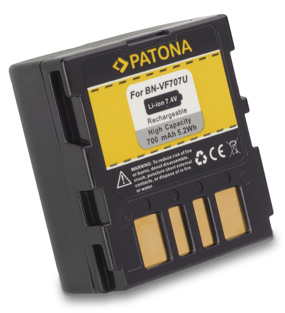 PATONA baterie pro foto JVC BN-VF707 700mAh 7,4 Li-Ion PT1154