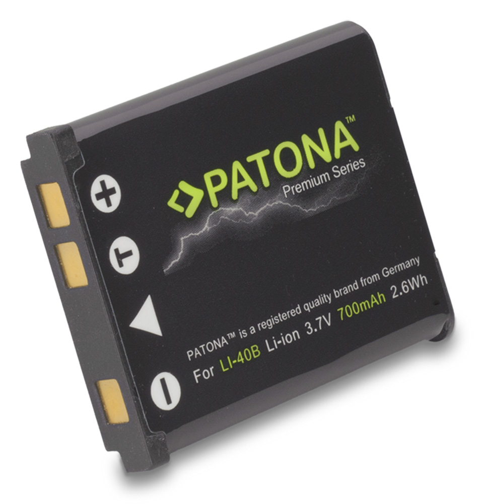 PATONA baterie pro foto Olympus Li-40B 700mAh Li-Ion Premium PT1164