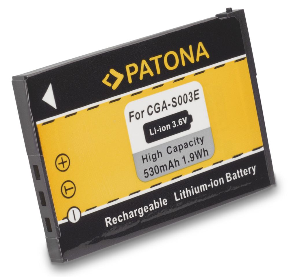 PATONA baterie pro foto Panasonic CGA-S003E 600mAh 3,6V Li-Ion PT1149