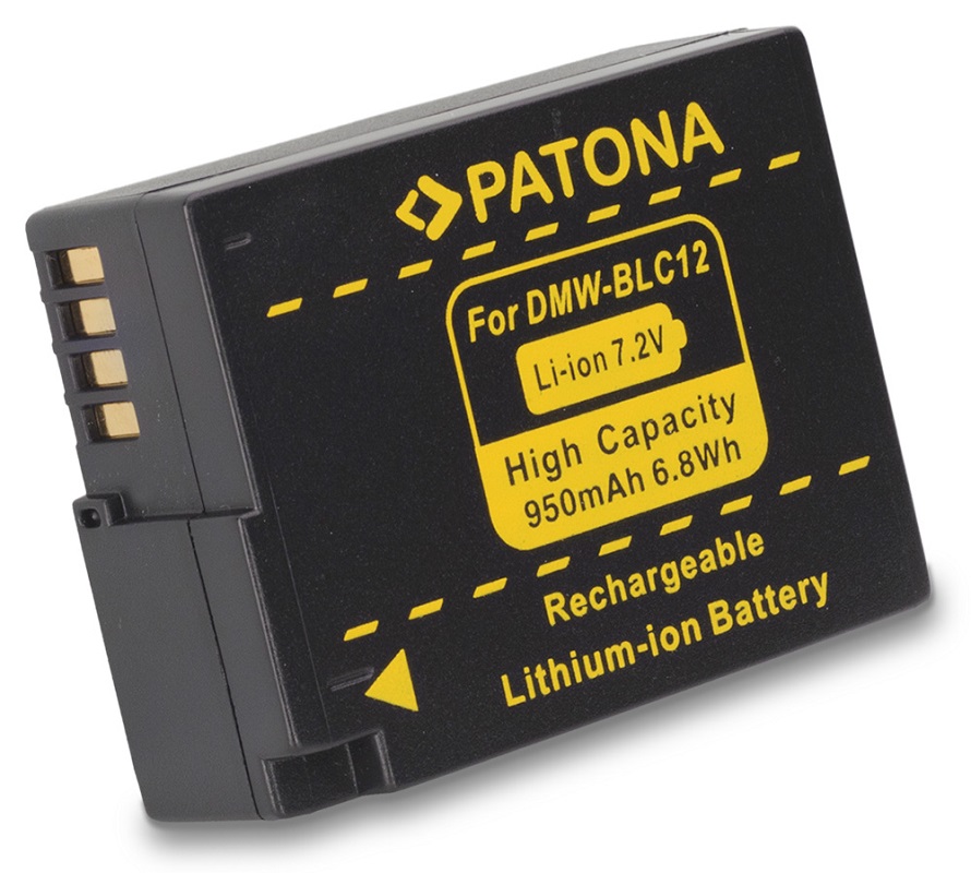 PATONA baterie pro foto Panasonic DMW-BLC12 950mAh Li-Ion PT1138