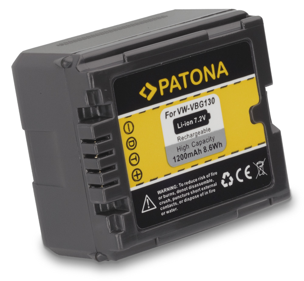 PATONA baterie pro foto Panasonic VW-VBG130 1200mAh PT1151