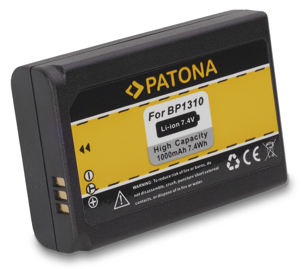 PATONA baterie pro foto Samsung BP-1310 1000mAh PT1139