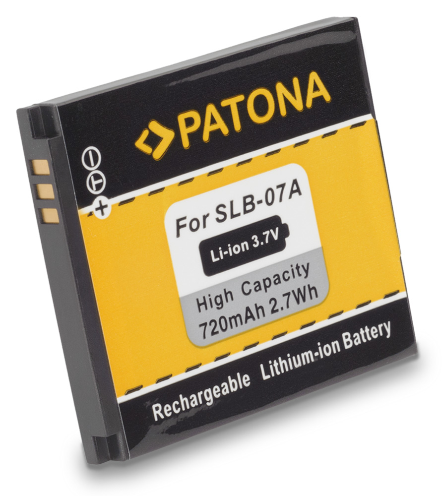 PATONA baterie pro foto Samsung SLB-07A 720mAh Li-Ion 3,7V PT1147