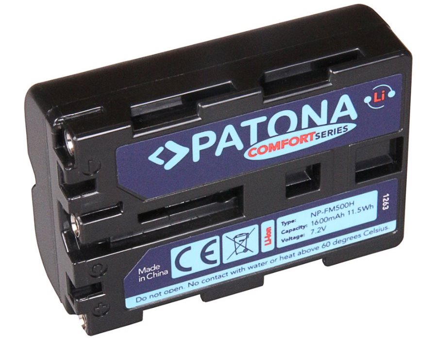 PATONA baterie pro foto Sony NP-FM500H 1600mAh Li-Ion Comfort PT1263