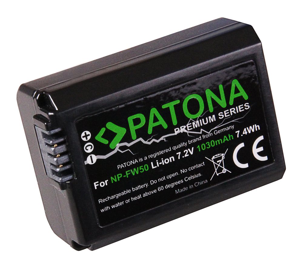 PATONA baterie pro foto Sony NP-FW50 1030mAh Li-Ion PREMIUM PT1248