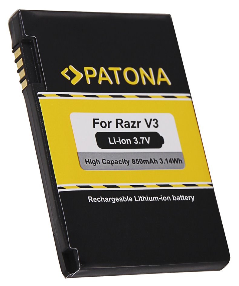 PATONA baterie pro mobilní telefon Motorola Razr V3 850mAh 3,7V Li-lon PT3179