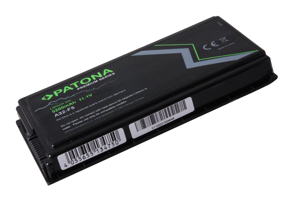 PATONA baterie pro ntb ASUS F5, X50 5200mAh Li-Ion 11,1V PREMIUM PT2421