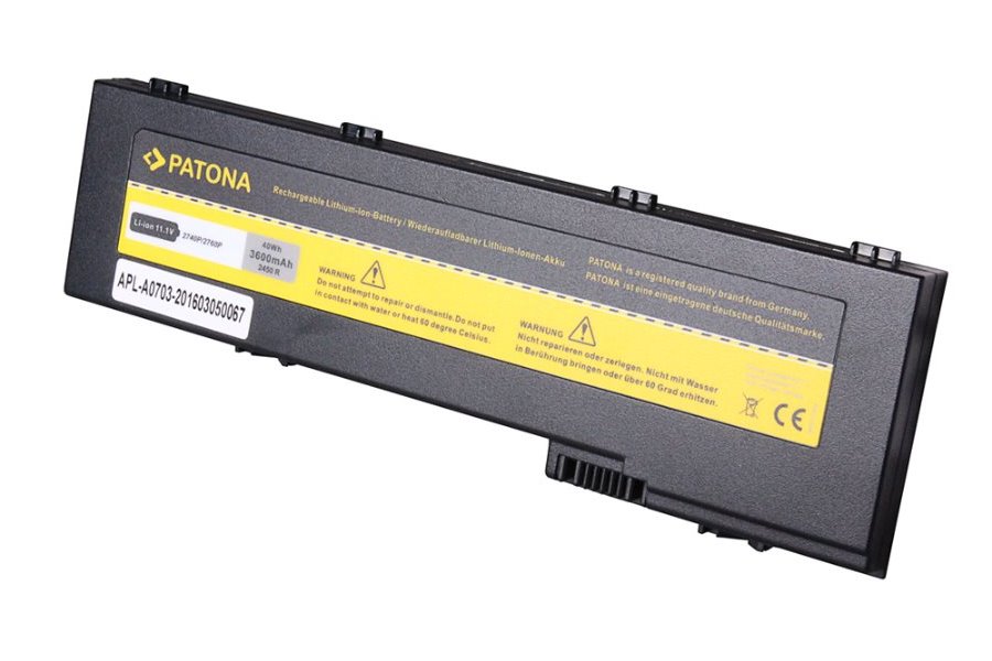 PATONA baterie pro ntb HP 2760p 3600mAh Li-Ion 11,1V HSTNN-CB45 PT2450