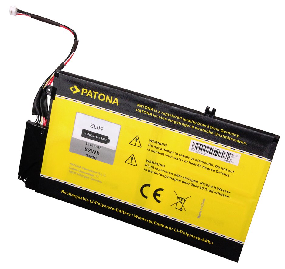 PATONA baterie pro ntb HP Envy 4 3500mAh Li-Pol 14,8V EL04XL PT2493