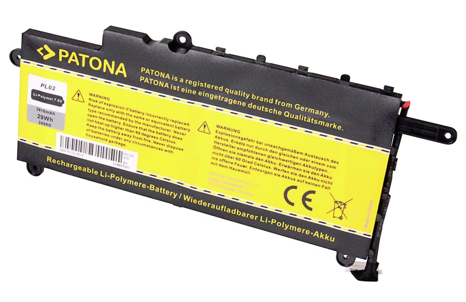 PATONA baterie pro ntb HP Pavilion 11 3800mAh Li-Pol 7,6V PL02 PT2489