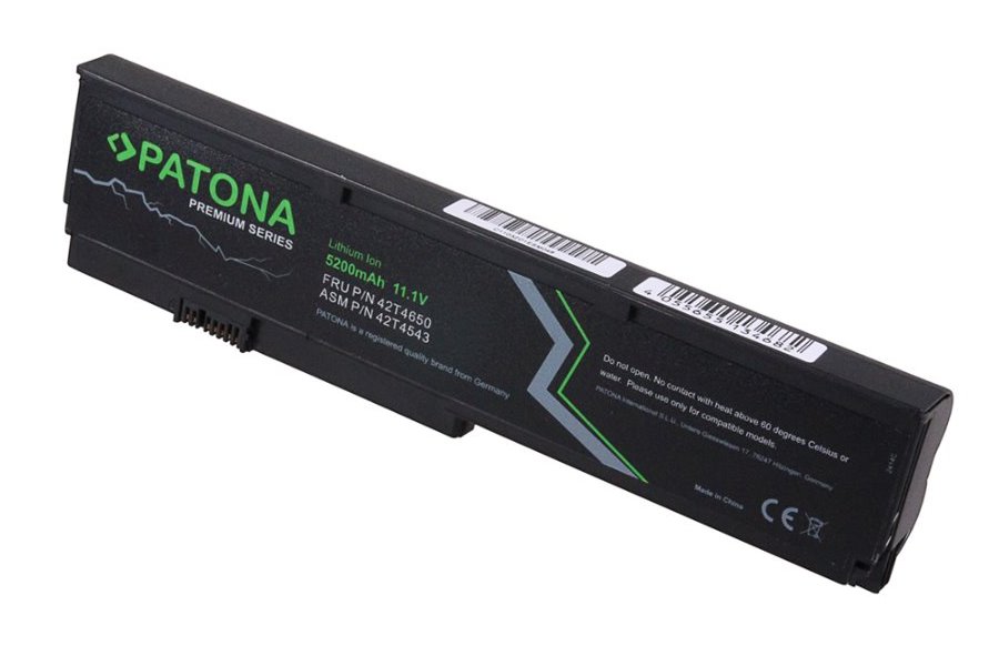 PATONA baterie pro ntb IBM Thinkpad X200 5200mAh Li-Ion 11,1V PREMIUM PT2414