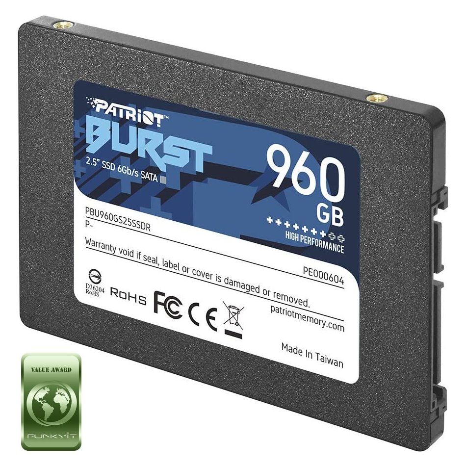 PATRIOT BURST 960GB SSD / Interní / 2,5" / SATA 6Gb/s / PBU960GS25SSDR