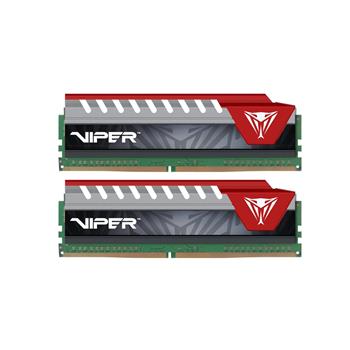 Patriot RAM DDR4 8GB (2x4GB) Viper Elite Red 2400MHz CL15 Dual Kit PVE48G240C5KRD