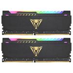 PATRIOT Viper Steel RGB 16GB DDR4 3200MHz / DIMM / CL16 / 1,35V / Heatshield / KIT 2x 8GB PVSR416G320C6K