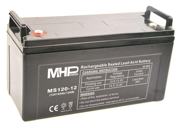 Pb akumulátor MHPower VRLA AGM 12V/120Ah (MS120-12