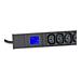 PDU IT METER, integr.merení, 12x C13,Al, 19", 1U, RAL 7035 HSMPE308