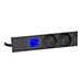 PDU IT METER, integr.merení,8x CSN,Al, 19", 1U, RAL 7035 HSMPEU06