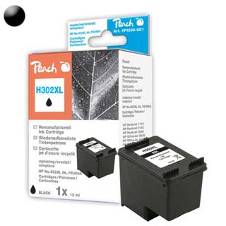 Peach HP No 302XL black Black PI300-651 319603