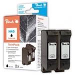 PEACH kompatibilní cartridge HP 51645A No.45 TwinPack, Black, Black, 2 x 44 ml PI300-130