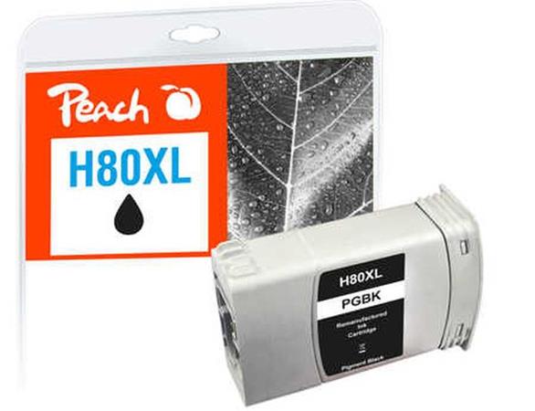 PEACH kompatibilní cartridge HP No. 80 (XL), černá, C4871A, 350ml 319938