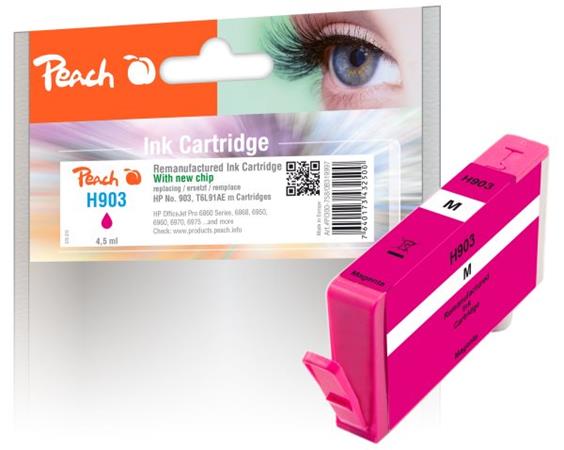 PEACH kompatibilní cartridge HP No. 903, purpurová, T6L91AE 319997