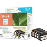 PEACH kompatibilní cartridge HP No 932XL/933XL MultiPack, Black, Cyan, Magenta, Yellow, 42 ml, 3x 14 ml PI300-416