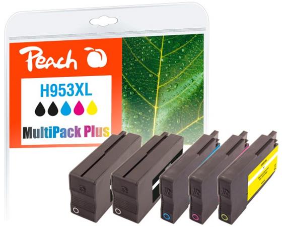 PEACH kompatibilní cartridge HP No. 953XL, Multi-Pack-Plus, 2x bk, 1x c,m,y; 2x43/3x20ml 319958