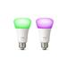 PHILIPS Hue White and color ambiance, 2x žárovka 10W E27 A19 DIM 871869967328400