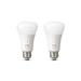 PHILIPS Hue White and color ambiance, 2x žárovka 10W E27 A19 DIM 871869967328400