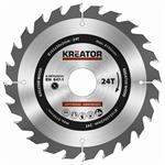 Pílový kotúč Kreator KRT020410 na dřevo 165mm, 24T