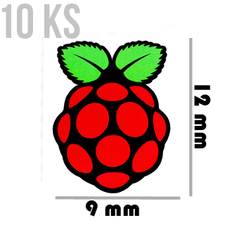 PIMORONI Samolepky malé 12x9 10ks pre Raspberry