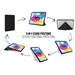 Pipetto puzdro Origami TPU Case pre iPad 10.9" 2022 10th Gen - Black PIP052-49-V