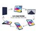 Pipetto puzdro Origami TPU Case pre iPad 10.9" 2022 10th Gen - Dark Blue PIP052-113-V