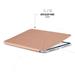 Pipetto puzdro Origami TPU Case pre iPad 10.9" 2022 10th Gen - Rose Gold PIP052-63-V