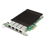 Planet ENW-9740P PCI-E 4x síťová karta, 4x 1Gb RJ-45, 4x PoE+ 802.3at 30W, -10 až +60st