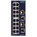 Planet IFGS-1822TF, průmyslový switch 16x 100Base-TX, 2x SFP/2x 1000Base-X, -40 až 75st.C, 12-48VDC