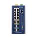 Planet IGS-6329-8UP2S4X průmyslový L3 PoE switch, 8x 1G, 2x 2.5G SFP, 4x 10G SFP+, 802.3bt 360W, -40~75°C, dual 48-54VD