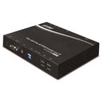 Planet IHD-410PR, HDMI video extender/ video wall, přijímač, UHD-4K, multicast, IR, RS-232, napájení PoE