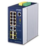 Planet Industrial L2+ 8-Port 10/100/1000T 802.3at PoE + 2-Port 10/100/1000T + 2-Port 100/1G SFP + 2-Port IGS-5225-8P2T4S