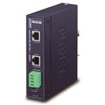 Planet IPOE-173S, Ultra PoE průmyslový splitter 802.3bt do 90W, výstup 12V/24VDC, 1Gb, DIN, IP30, -40~75st., PoH