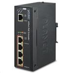 Planet IPOE-E174 PoE extender + switch, IEEE802.3at, 4 + 1x 1000Base-T, DIN, IP30, 60W