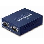 PLANET konvertor RS-232/422/485 na IP, 2x COM, 100Mb, -10~+60°C, SNMP+Telnet ICS-120