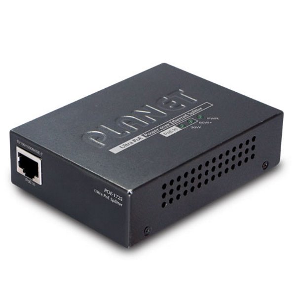 Planet POE-172S Ultra PoE splitter 802.3bt do 75W - 12/19/24V, 1000Base-T