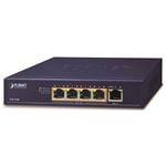 Planet PoE/LAN extender, 1xPoE-in, 4xPoE-out 65W, 802.3bt/at/af, Gigabit POE-E304v2