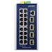 Planet průmyslový L3 switch, 16x1Gb + 4x1Gb SFP, -40 až 75°C, dual 9-48VDC, IP30, fanless IGS-6325-16T4S