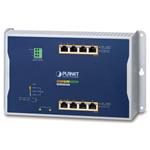 Planet WGS-4215-8HP2S nástěnný L2/L4 PoE switch, 8x1Gb+2xSFP,extend mód 10Mb, PoE802.3bt 360W, -40~75°C,48-56VDC,fanles