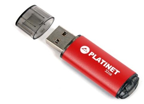 PLATINET flashdisk USB 2.0 X-Depo 32GB červený PMFE32R