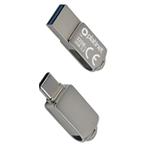PLATINET flashdisk USB 3.2 METAL WATERPROOF DUAL USB-C USB-A 128GB PMFMC128